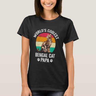 Camiseta Gato Bengal Papai O PAI BENGALA MAIS LEGAL DO MUND