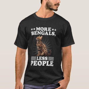 Camiseta Gato Bengala Aproxima MAIS BENGAIS MENOS PESSOAS E