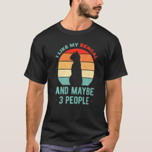 Camiseta Gato bengala engraçado