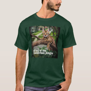Camiseta Gato Bengala: Rei da Selva Suburbana