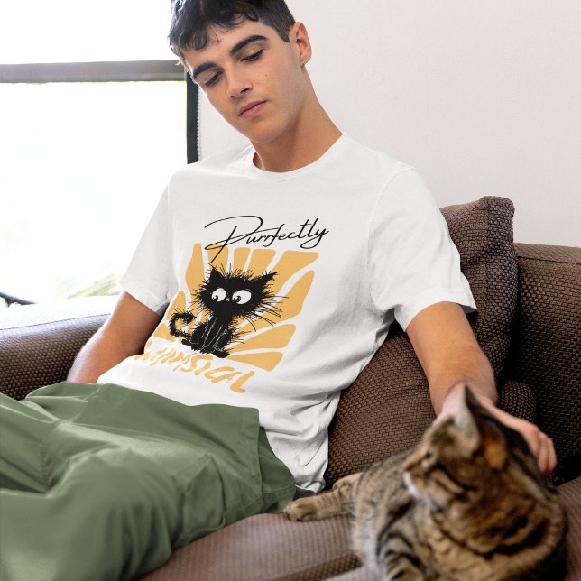 Camiseta Gato bimoso, amante engraçado e moderno de gatos (Criador carregado)