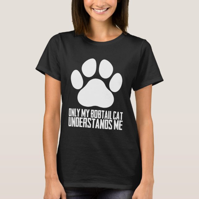 Camiseta Gato Bobtail  Bobtail  Gatinho Bobtail  4 (Frente)