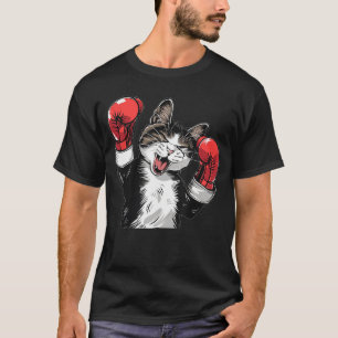 Camiseta Gato Boing Legal com Luvas Esportivas para Meninos