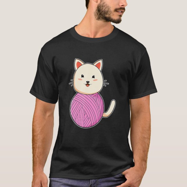 Camiseta Gato Bola De Lã (Frente)