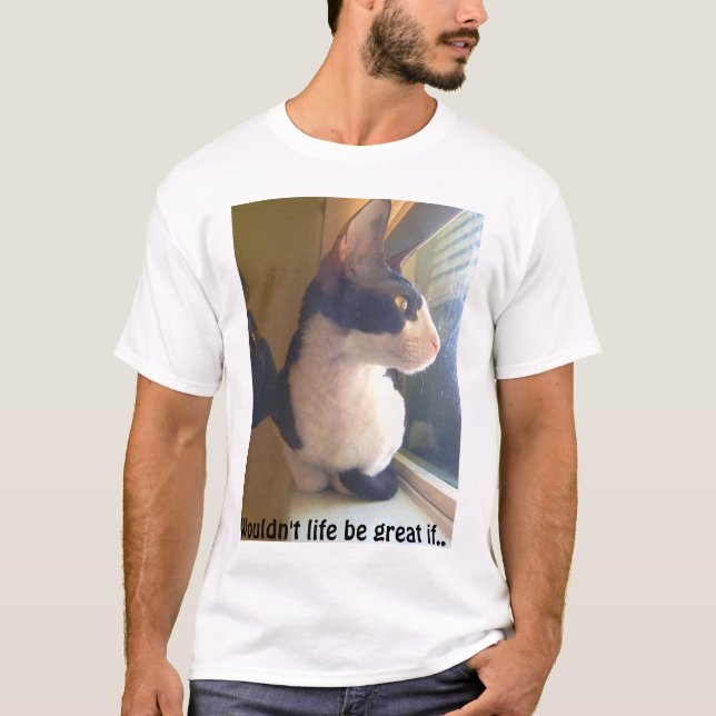 Camiseta Gato bonito (Frente)