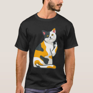 Camiseta Gato Bonito, Animais Que O Viram Do Meio