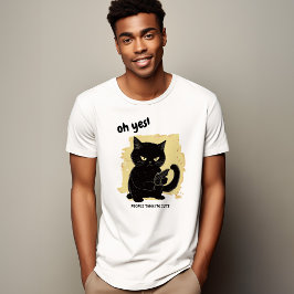 Camiseta Gato Bonito com Arma | Gato Engraçado