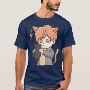 Camiseta Gato Bonito - Cultura Estética Japonesa De Otaku A
