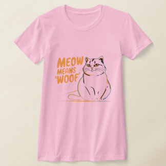 Camiseta Gato Bonito e Moinho