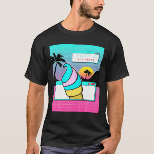 Camiseta Gato Bonito Em Um Cone Você Me Faz Mover Sorvete 