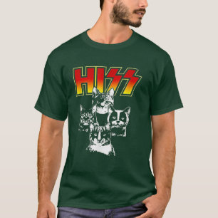 Camiseta Gato Bonito Engraçado Mãe Gatinho Gatos Lover Rock