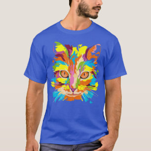 Camiseta Gato bonito, gatinhos amantes do Gatinho de Arte C