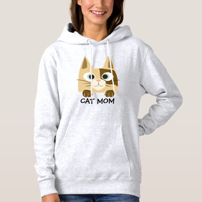 Camiseta Gato Bonito Mãe (Frente)