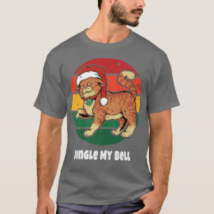 Camiseta Gato Bonito Papai Noel Retro Vintage Sunset Happy 