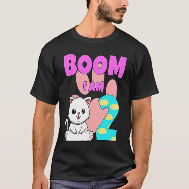 Camiseta Gato Boom Im 2 (Frente)