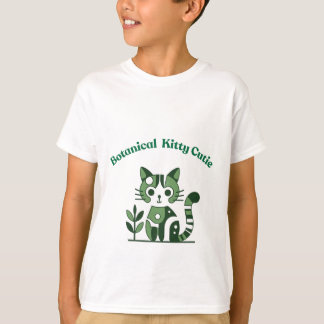 Camiseta Gato botânico
