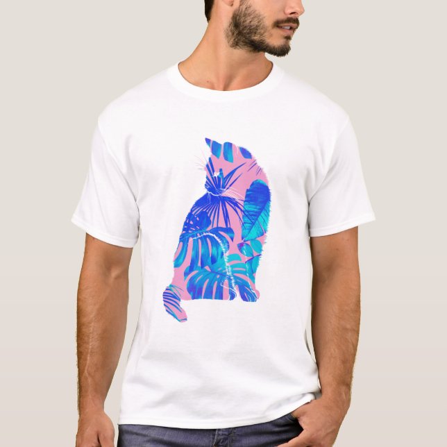 Camiseta gato botânico (Frente)