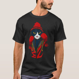 Camiseta Gato Boxeando Animal Criativo Boxeador Legal