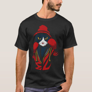 Camiseta Gato Boxing Creative Animal Legal Boxer
