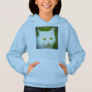 Camiseta gato branco