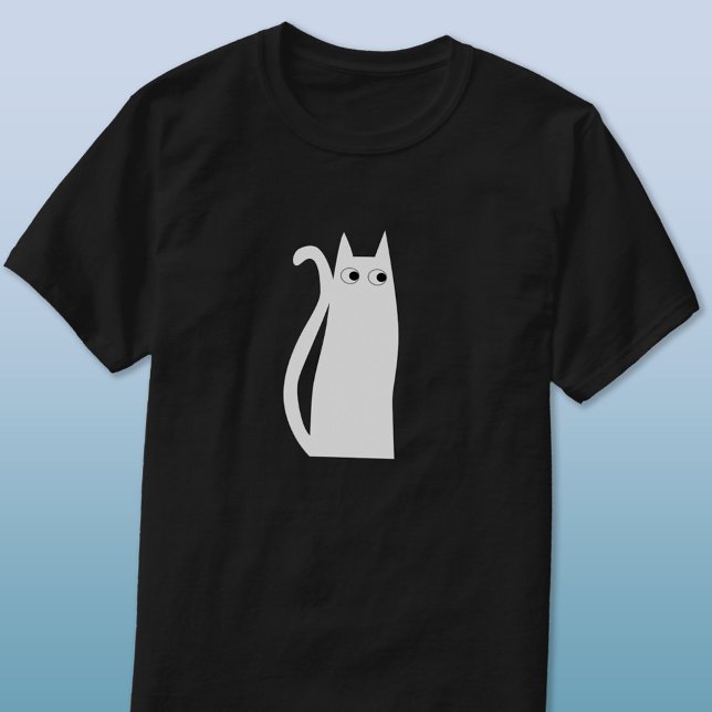 Camiseta Gato Branco (White cat t-shirt)