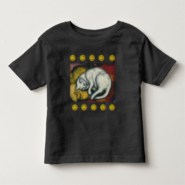 Camiseta Gato Branco, Franz Marc (Frente)