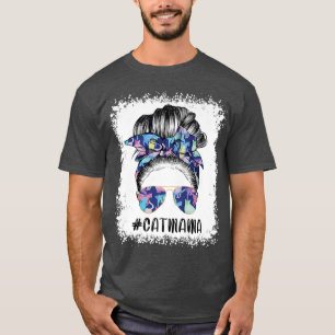 Camiseta Gato Branqueado Mãe Cabelo Mensageiro Sol Mãe D