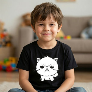 Camiseta Gato bravo bonito cantando.