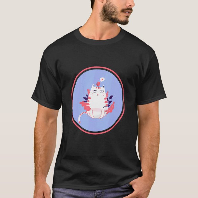 Camiseta Gato Bravo Pet (Frente)