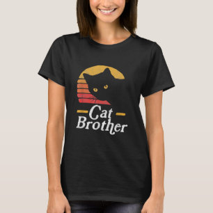 Camiseta Gato Brother Vintage Style Retro Gift Para Gato De