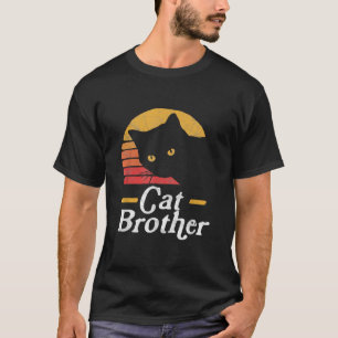 Camiseta Gato Brother Vintage Style Retro Gift Para Gato De