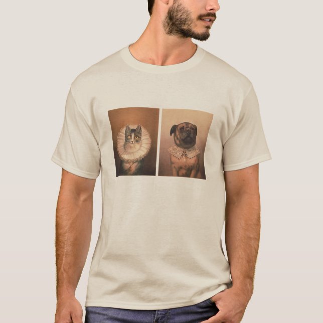 Camiseta Gato & Cachorro (Frente)
