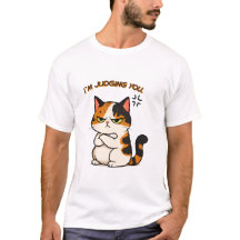 Gato Calico Mal-humorado - Estou a julgar-te 