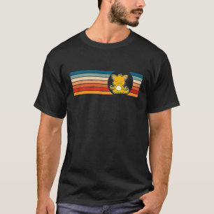 Camiseta Gato Calmcat Yoga Posição Animal Vintage Frequênci