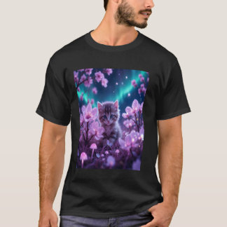 Camiseta Gato Caprichoso Filhote Fofo para Amantes da Natur