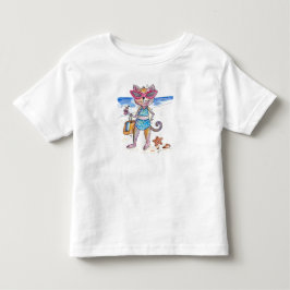 Camiseta Gato Caprichoso Fofo na Praia