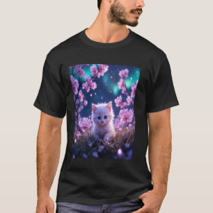 Camiseta Gato Caprichoso Gatinho Fofo para Homens Amantes d