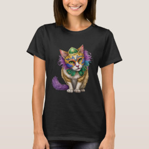 Camiseta Gato Carnaval Feliz Carnaval Carnaval Gato Gatinho