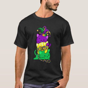 Camiseta Gato Carnaval Meninas Meninos Homens Mulheres Cria