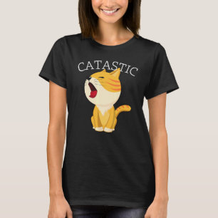 Camiseta Gato Catástico Miau Gatinho Gatos Mãe e Pai de Gat