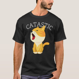 Camiseta Gato Catastrófico Gato Mia Gatinho Gatos Mãe E Pai