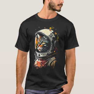 Camiseta Gato Catronauta Astronauta Espacial