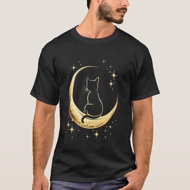Camiseta Gato Celestial Fofo (Frente)