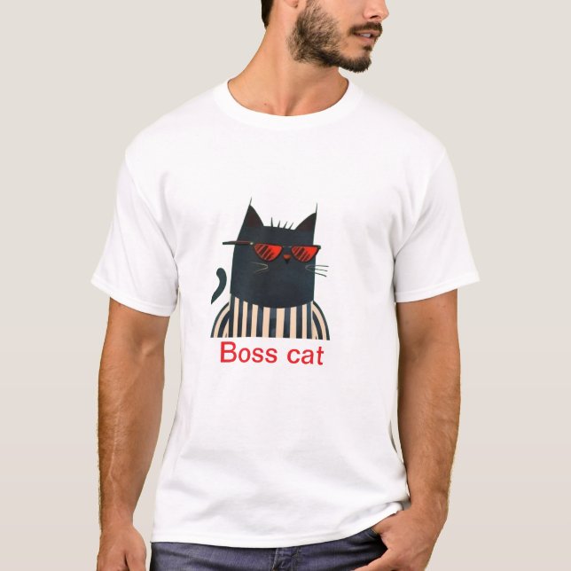 Camiseta Gato chefe (Frente)