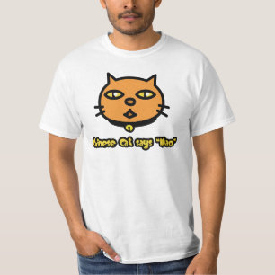 Camiseta Gato Chinês Diz 'Mao'