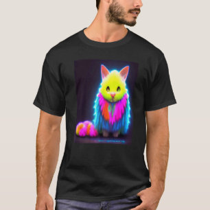 Camiseta Gato Cibercunk Estranhos Homens Mulheres Rapazes R