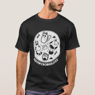 Camiseta Gato Ciência Meowcrobiologia