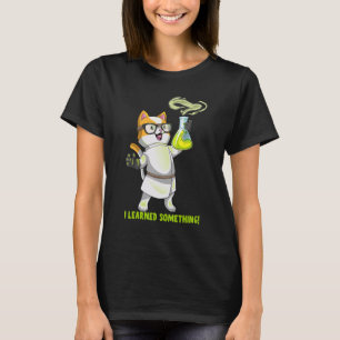 Camiseta Gato Ciência Química Cation Cute Elemento Pawsitiv