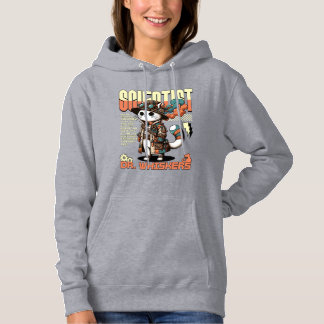 Camiseta Gato Cientista | Gato Engraçado | Casual Hoodie