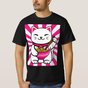 Camiseta Gato-Cinto Anime Anime Kawaii Adolescentes de pres
